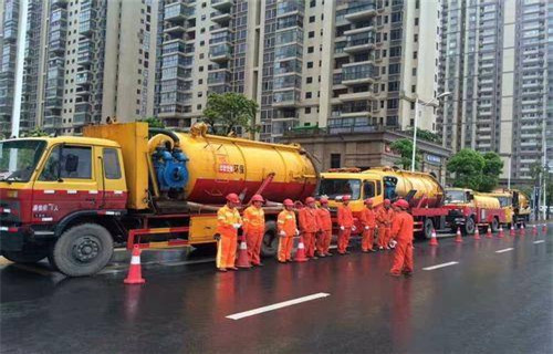 码头镇市政管道清淤