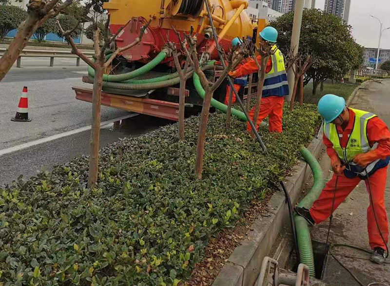 码头镇市政管道清淤